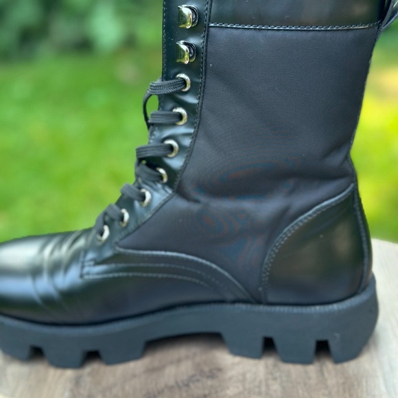 Prada logo-plague ankle boots, Size 39 - Picture 7 of 10